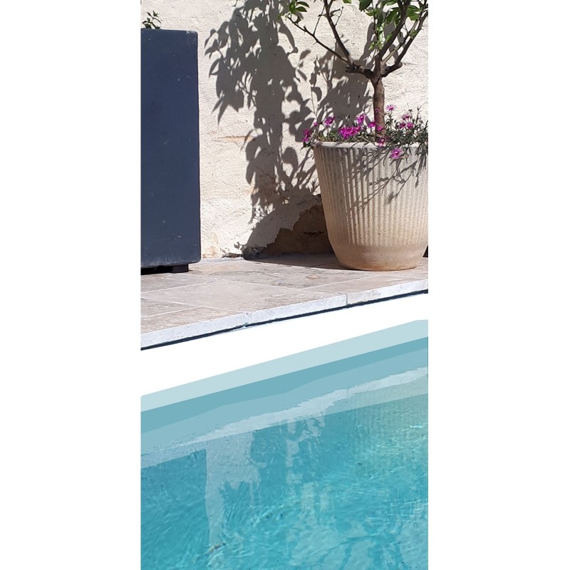 Cenefas Adhesivas para Piscinas Liso rollo 25ML