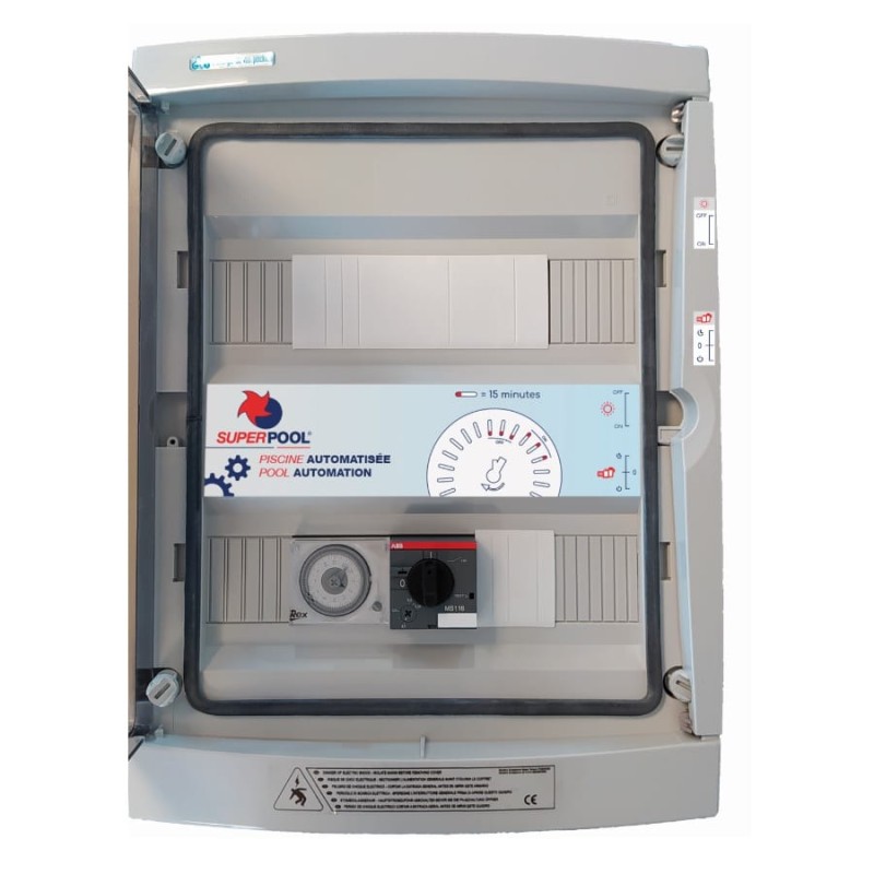 Cuadro eléctrico piscina con transformador 600W