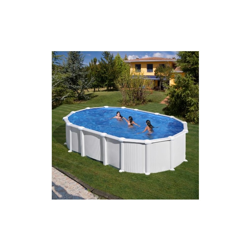 Piscina desmontable de acero Fidji Ovalada Gre