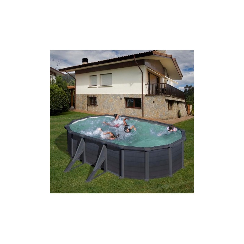 Piscina desmontable de acero Granada Ovalada Gre