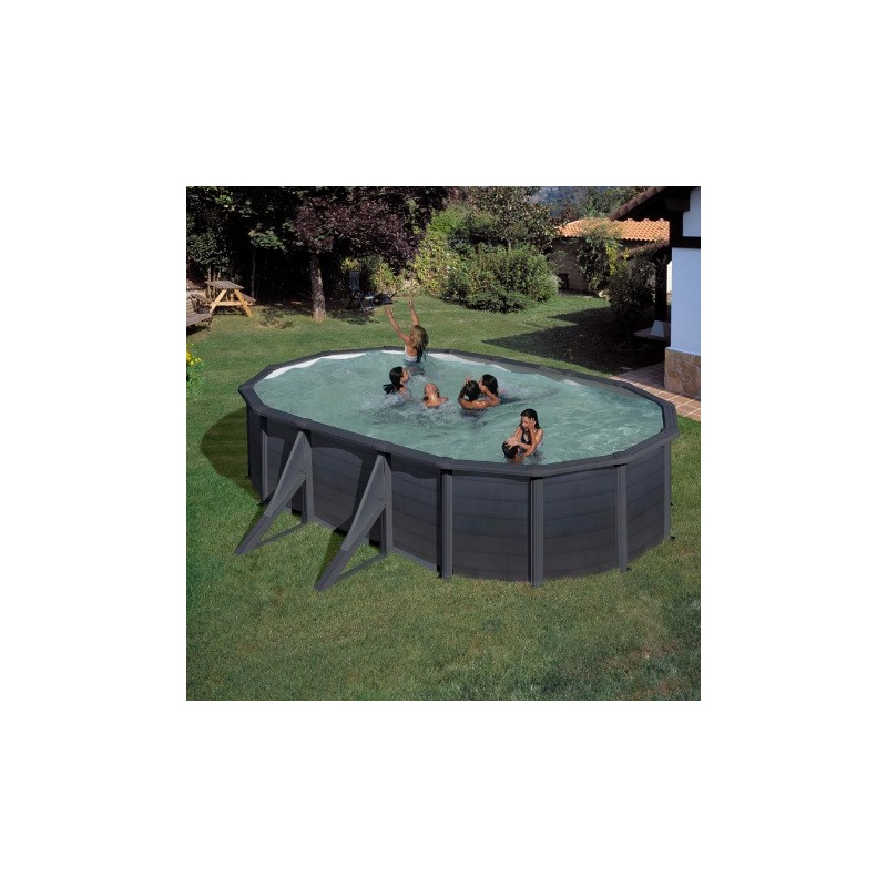 Piscina desmontable de acero Kea Ovalada Gre