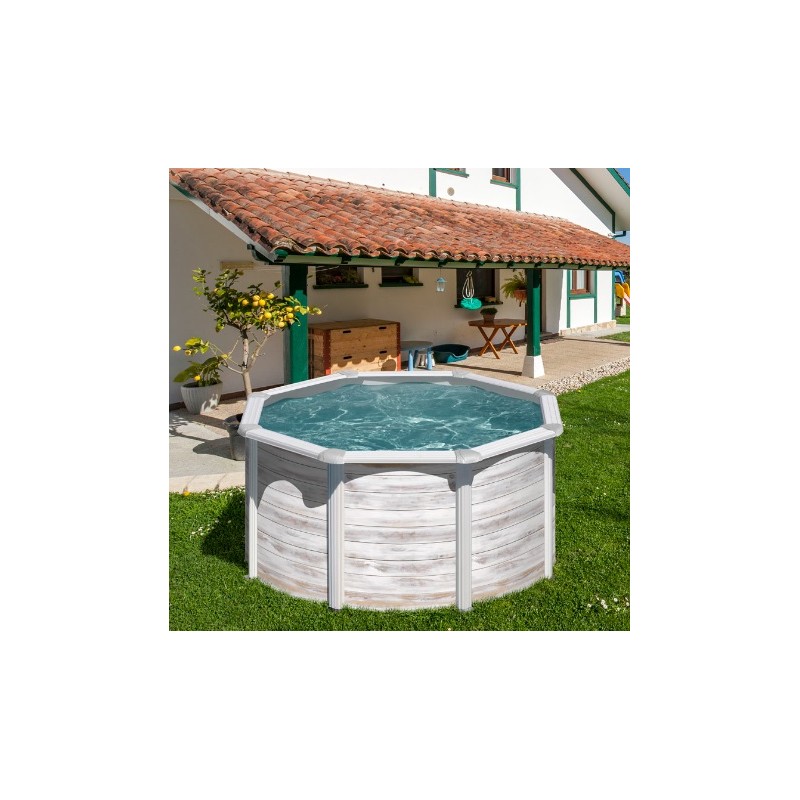 Piscina desmontable de acero Finlandia Redonda Gre