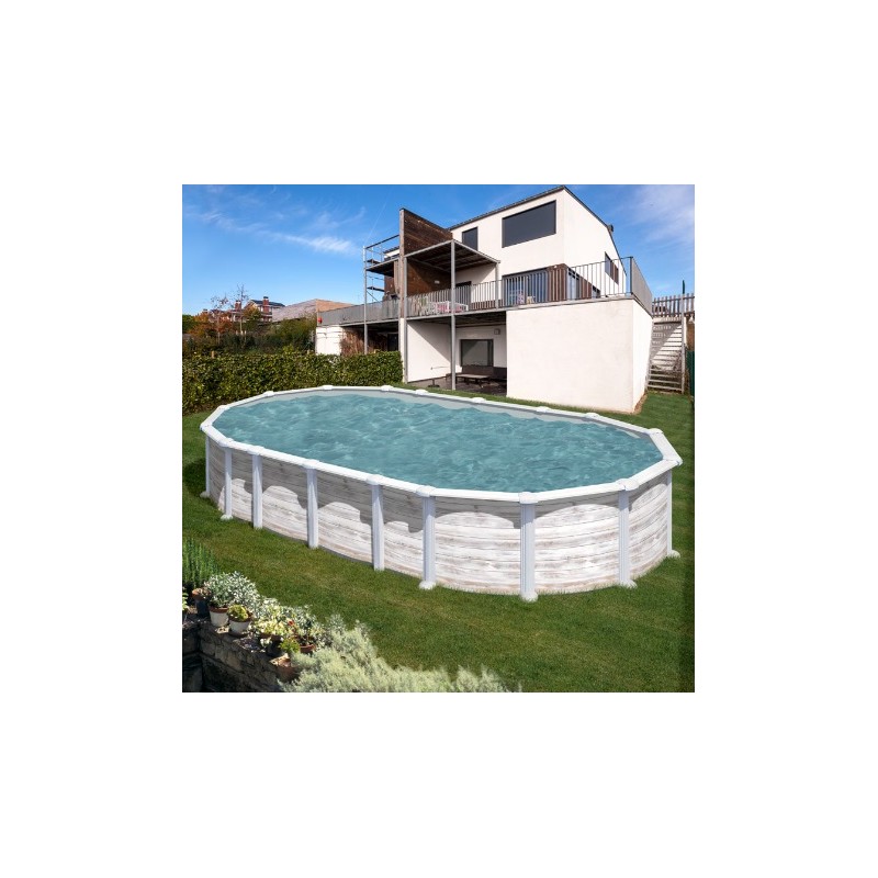 Piscina desmontable de acero Islandia Ovalada Gre