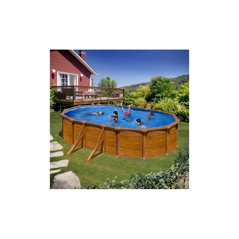 Piscina Desmontable De Acero Sicilia Ovalada Gre