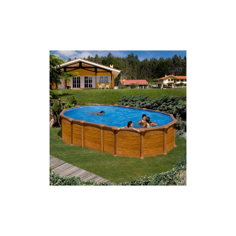 Piscina Desmontable De Acero Amazonia Ovalada Gre