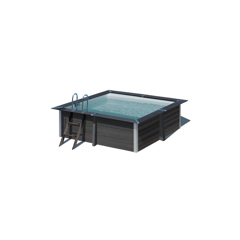 Piscina desmontable de composite Avantgarde cuadrada Gre