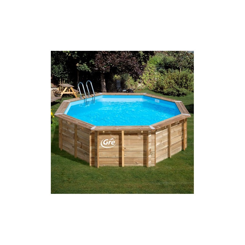 Piscina desmontable de madera Violette 2 Redonda Gre